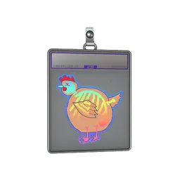 Sticker Slab | Poorly Drawn Chicken (Holo)