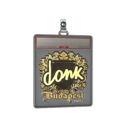 Sticker Slab | donk (Gold) | Budapest 2025