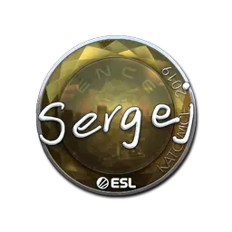 Sticker | sergej (Foil) | Katowice 2019