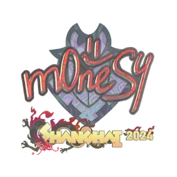 Sticker | m0NESY (Holo) | Shanghai 2024