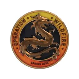 Operation Wildfire Challenge Coin