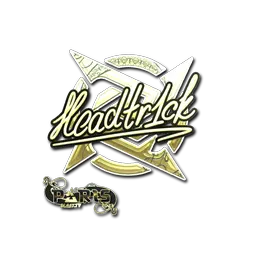 Sticker | headtr1ck (Gold) | Paris 2023