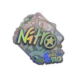 Sticker | nitr0 (Holo) | Rio 2022