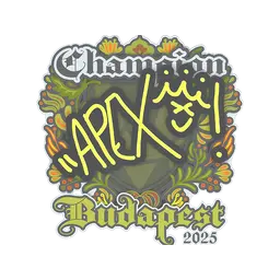 Sticker | apEX (Champion) | Budapest 2025