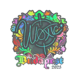 Sticker | woxic (Holo) | Budapest 2025