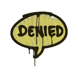 Sealed Graffiti | Denied (Tracer Yellow)