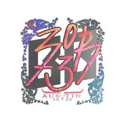 Sticker | zorte (Holo) | Austin 2025