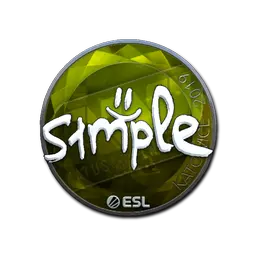 Sticker | s1mple (Foil) | Katowice 2019