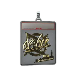 Sticker Slab | device (Gold) | Stockholm 2021