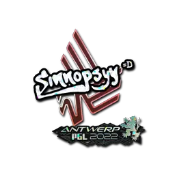 Sticker | sinnopsyy (Glitter) | Antwerp 2022