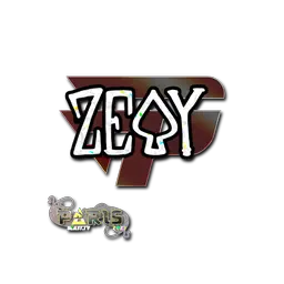 Sticker | zevy (Glitter) | Paris 2023