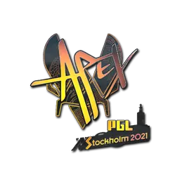 Sticker | apEX (Holo) | Stockholm 2021