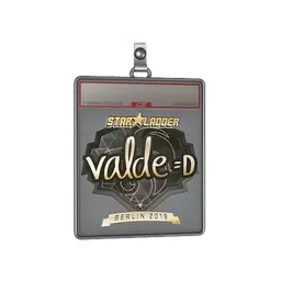 Sticker Slab | v4lde (Gold) | Berlin 2019