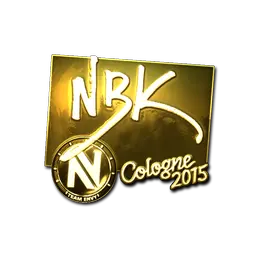 Sticker | NBK- (Gold) | Cologne 2015