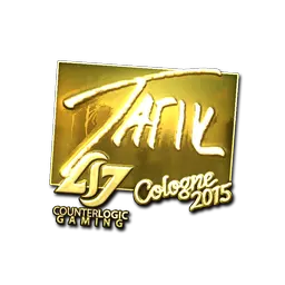 Sticker | tarik (Gold) | Cologne 2015