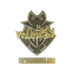 Sticker | m0NESY (Gold) | Copenhagen 2024