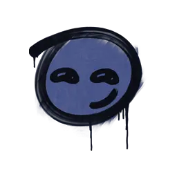 Sealed Graffiti | Smirk (SWAT Blue)