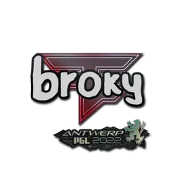 Sticker | broky | Antwerp 2022