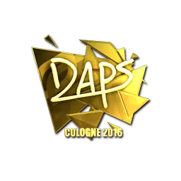 Sticker | daps (Gold) | Cologne 2016