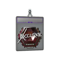 Sticker Slab | xccurate (Foil) | London 2018