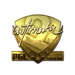 Sticker | autimatic (Gold) | Krakow 2017