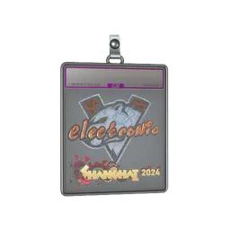 Sticker Slab | electronic (Holo) | Shanghai 2024