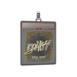 Sticker Slab | saffee (Gold) | Austin 2025