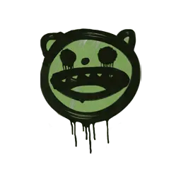 Sealed Graffiti | Happy Cat (Battle Green)