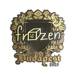 Sticker | frozen (Gold) | Budapest 2025