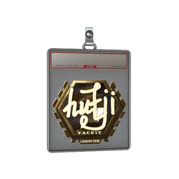 Sticker Slab | hutji (Gold) | London 2018