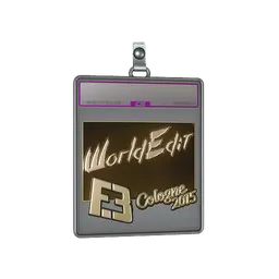 Sticker Slab | WorldEdit (Gold) | Cologne 2015