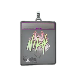 Sticker Slab | niko (Holo)  | Paris 2023