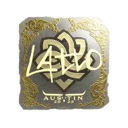 Sticker | latto (Gold) | Austin 2025