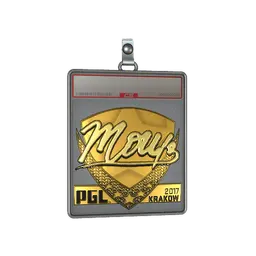 Sticker Slab | mou (Gold) | Krakow 2017