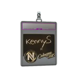 Sticker Slab | kennyS (Gold) | Cologne 2015