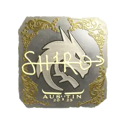 Sticker | sh1ro (Gold) | Austin 2025