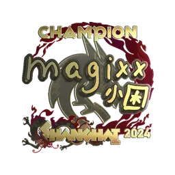 Sticker | magixx (Gold, Champion) | Shanghai 2024