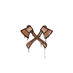 Sealed Graffiti | X-Axes (Tiger Orange)