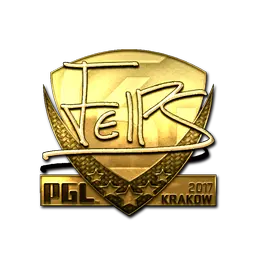 Sticker | felps (Gold) | Krakow 2017