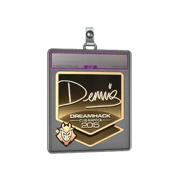Sticker Slab | dennis (Gold) | Cluj-Napoca 2015