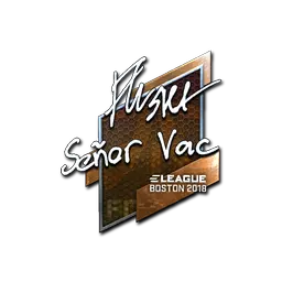 Sticker | flusha (Foil) | Boston 2018