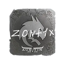 Sticker | zont1x (Foil) | Austin 2025