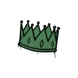 Sealed Graffiti | King Me (Jungle Green)