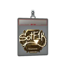 Sticker Slab | S0tF1k (Gold) | London 2018