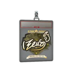 Sticker Slab | Zeus (Gold) | Berlin 2019