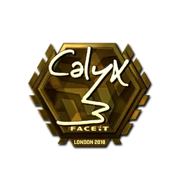 Sticker | Calyx (Gold) | London 2018