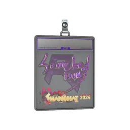 Sticker Slab | somebody (Glitter) | Shanghai 2024