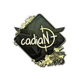 Sticker | cadiaN (Gold) | Rio 2022