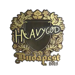 Sticker | Heavygod (Gold) | Budapest 2025