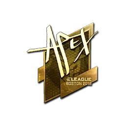 Sticker | apEX (Gold) | Boston 2018